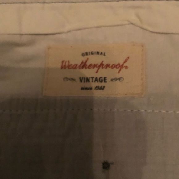 Original Weatherproof Vintage Shorts, pinstripe in dusk grey - NWT, Size…‎ - Picture 7 of 8